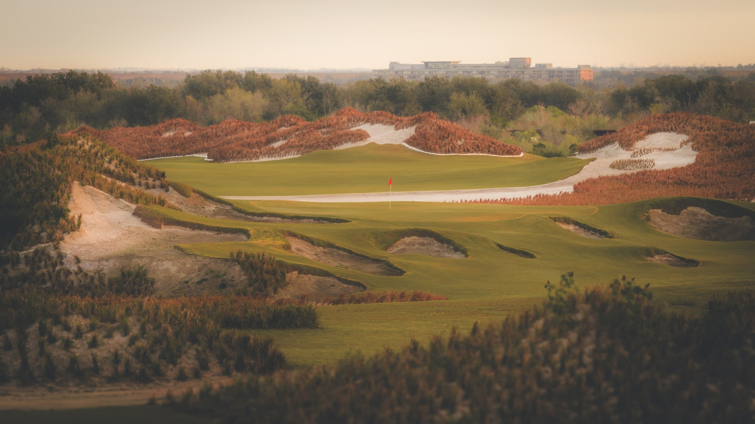 View of the 5th Course as viewed from The Lodge