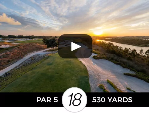 Streamsong Hole Hole 18 Flyover